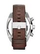 ساعت مردانه دیزل Diesel Men’s Overflow Chronograph Watch DZ4340 با بند چرمی قهوه‌ای و صفحه آبی | Brown Leather / Blue Dial