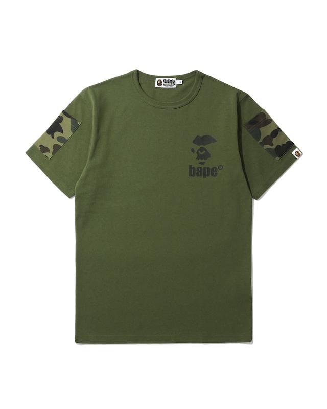 BAPE 1st Camouflage Sleeve Pocket Tee Green