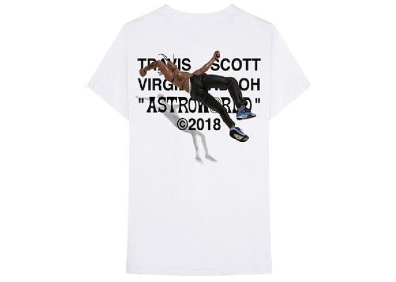 Travis Scott x Virgil Abloh By A Thread Tee (Cactus Jack Version) Bianco