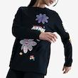 تیشرت آستین‌بلند زنانه نایک Nike Sportswear Women’s Long‑Sleeve Graphic T‑Shirt FN8638‑010 مشکی | Black