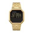ساعت دیجیتال نیکسون Nixon Re‑Run A158 0000 طلایی (Gold) با طراحی وینتیج و صفحه LCD
