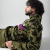 BAPE 1st Tarnfarbe Wide Sweater Grün