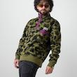 BAPE 1st Tarnfarbe Wide Sweater Grün