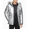 Calvin Klein Mens Faux Fur Winter Parka Coat