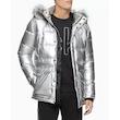 Calvin Klein Mens Faux Fur Winter Parka Coat