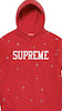 Supreme Eyelet Hooded Sweatshirt Red