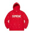 Supreme Eyelet Hooded Sweatshirt Red