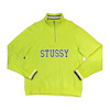 Stussy Contrast Rib Mock Neck Lime