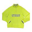 Stussy Contrast Rib Mock Neck Lime