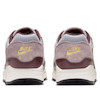 NikeAir Max 1 Essential Premium Cement Grey Burgundy Crush