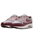 NikeAir Max 1 Essential Premium Cement Grey Burgundy Crush