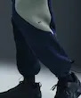 Tech Color Block Open Hem Fleece Pants M - Obsidian:Clay Green:Black