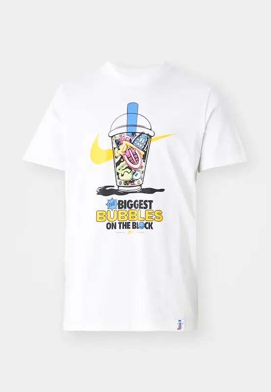      Nike Sportswear TEE SOLE FOOD - Print T-shirt - white