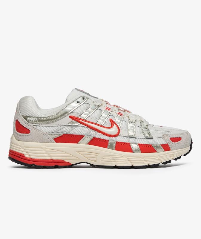 Nike P-6000 Sail Pale Ivory Light Bone Picante Red