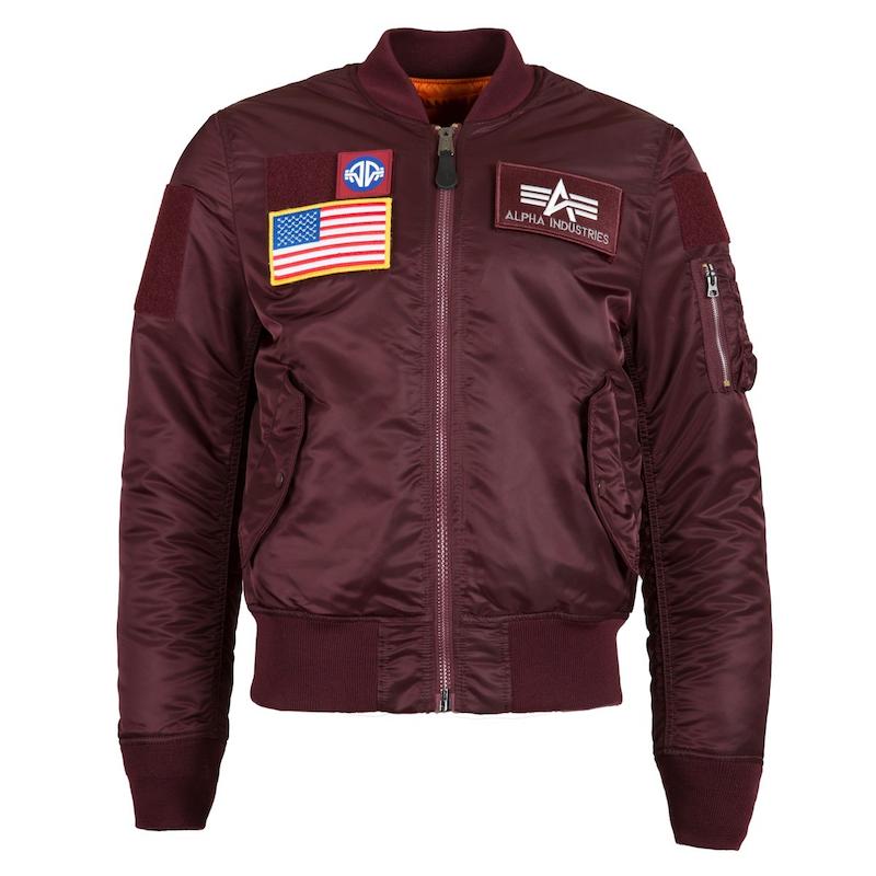 ALPHA INDUSTRIES - MA-1 FLEX SLIM FIT JACKET 