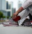 Nike P-6000 Metallic Silver Gym Red