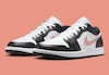 Air Jordan 1 Low Black Rust Pink 