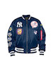 Navy Blue New York Yankees Alpha Industries X New Era Reversible MA-1 – Exclusive Fit