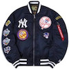 New York Yankees X Alpha X New Era MA-1 Bomber Jacket (Navy)