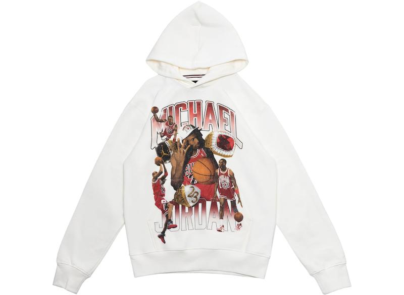 'Air Jordan Flight Fleece Graphic Pullover Hoodie 'Sail