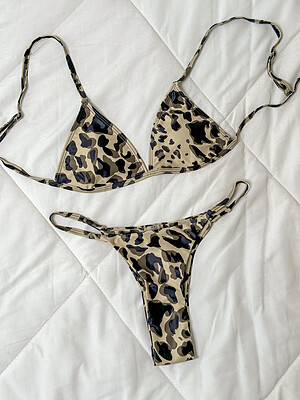 Shein - leopard Bikini