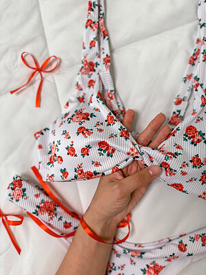 Shein - Flower Bikini