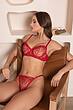 Arona - Embroidered Set - Red