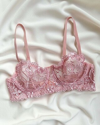 Arona - Embroidered Set - Pink