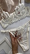 Arona - Embroidered Set - White