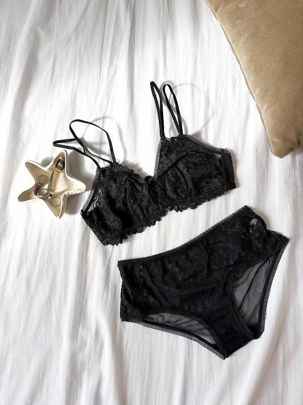 Black springless Set