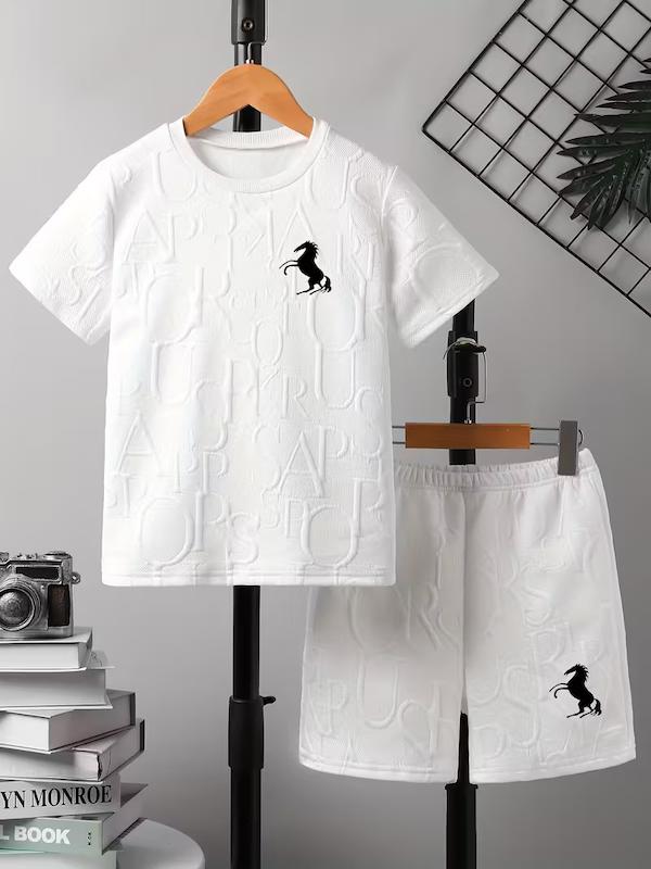 ست تیشرت شلوارک پسرانه (5 تا 14 سال)(Min-25.00- TM)