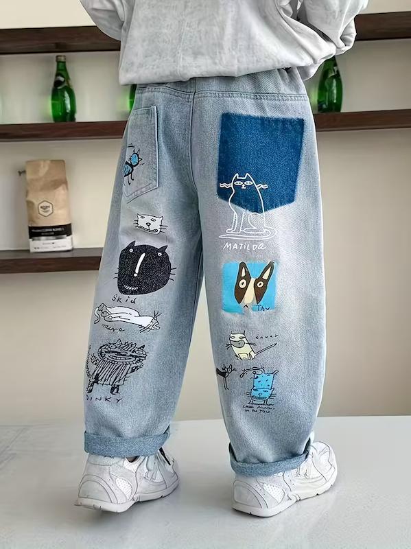 شلوار جین پسرانه ( 5 تا 15 سال ) (Min-41.00-TM)