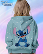 هودی دخترانه کلاه‌دار طرح استیچ برند DISNEY ( 5 تا 14 سال) (TAR-25-TM)