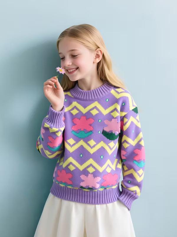پلیور دخترانه(3تا 14 سال)(Min-40.00- TM)
