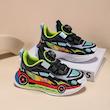 کفش اسپرت بچگانه طرح ماشین مسابقه سایز (۲۶ تا ۳۱) (Sar-38-TM)