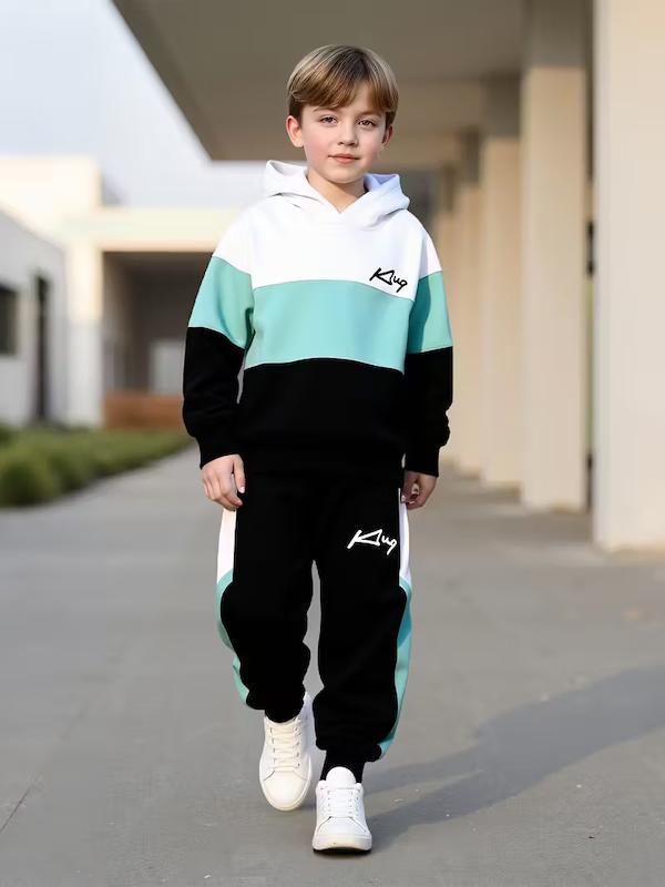 ست هودی و شلوار پسرانه ( 8 تا 12 سال )(Min-47.00-TM)