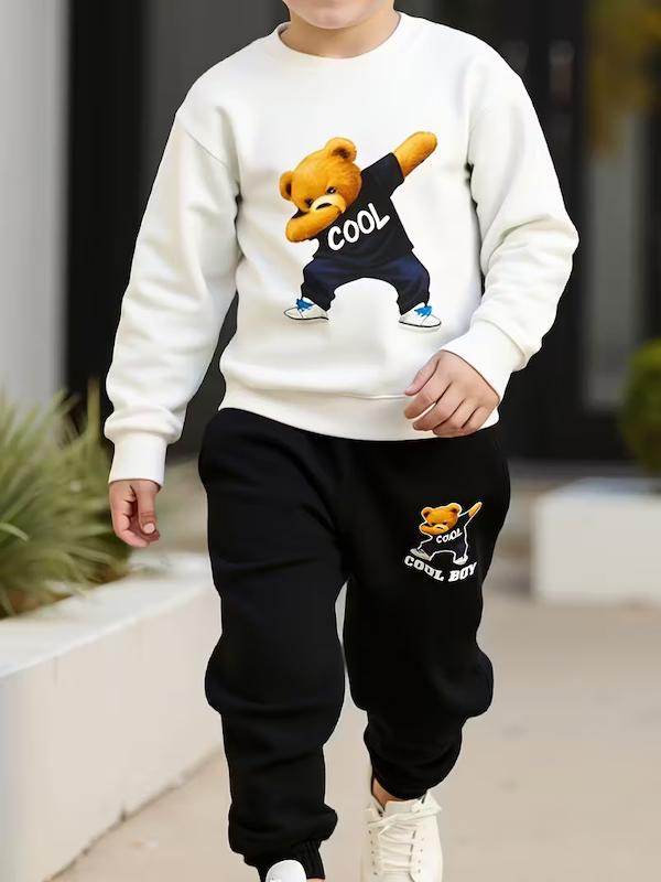 ست بلوز و شلوار پسرانه ( 8 تا 12 سال ) (Min.37.00-TM)