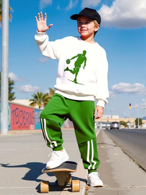 ست بلوز و شلوار پسرانه ( 8 تا 12 سال ) (Min.50.00-TM)