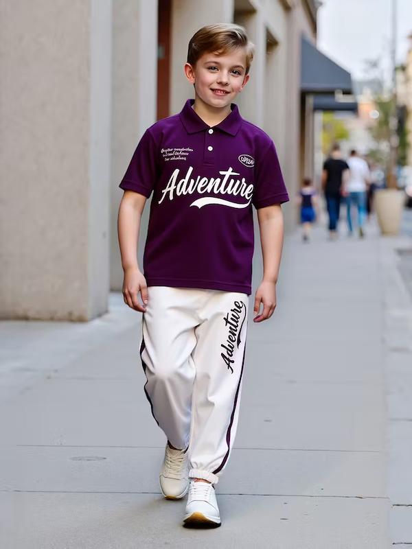 ست تیشرت و شلوار پسرانه(8 تا 12 سال)(Min-53.00- TM)