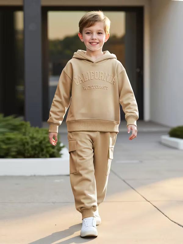 ست هودی و شلوار پسرانه(8 تا 12 سال)(Min-51.00-TM)