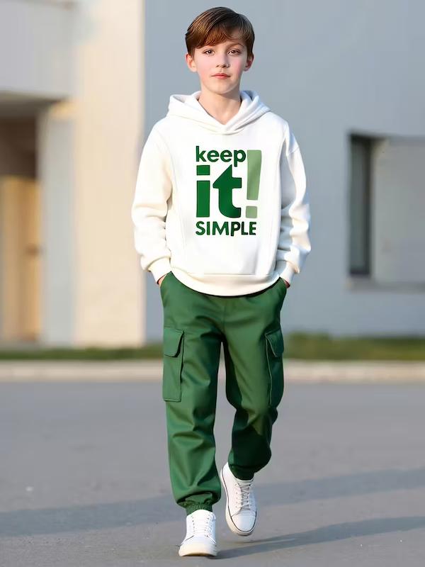 ست هودی و شلوار پسرانه(8 تا 12 سال)(Min-47.00- TM)