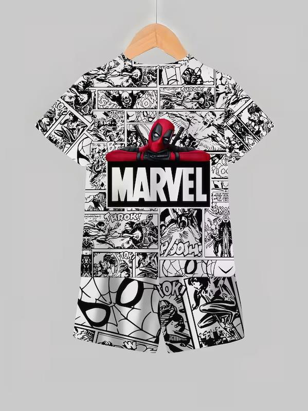 ست تیشرت و شلوارک پسرانه(5 تا 14 سال)(Min-22.94 TM)