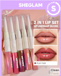 خط لب و برق لب شیگلم (SHEGLAM)(naf.Shein.22.17)