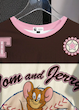 تی‌شرت آستین کوتاه طرح کارتونی رنگی TOM & JERRY ( L تا XS) (TAR-34-SHEIN)