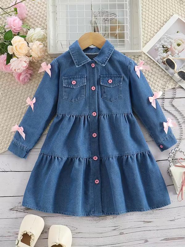 پیراهن دخترانه( 4 تا 8 سال)(Min-30.35- TM)