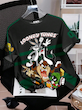 تی‌شرت آستین کوتاه زنانه طرح حروف و کارتون Looney Tunes  ( L تا XS) (TAR-34-SHEIN)