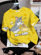 تی‌شرت آستین کوتاه زنانه TOM & JERRY ( L تا S) (TAR-35-SHEIN)