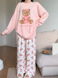 ست لباس خواب گشاد طرح خرس بامزه DAZY ( XL تا S) (TAR-112-SHEIN)