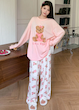 ست لباس خواب گشاد طرح خرس بامزه DAZY ( XL تا S) (TAR-112-SHEIN)