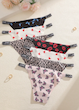 شورت زنانه طرح پروانه، پلنگ، قلب و حروف، 7 تکه ( XL تا XS) (TAR-43-SHEIN)